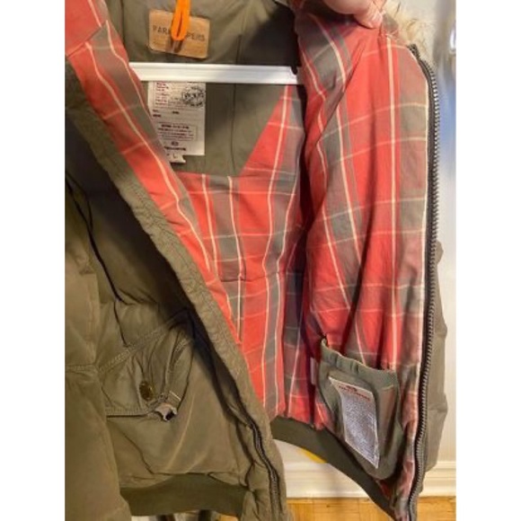 Men’s Parajumpers (L) Soft Shell Gobi Bomber in Olive green - Picture 4 of 8